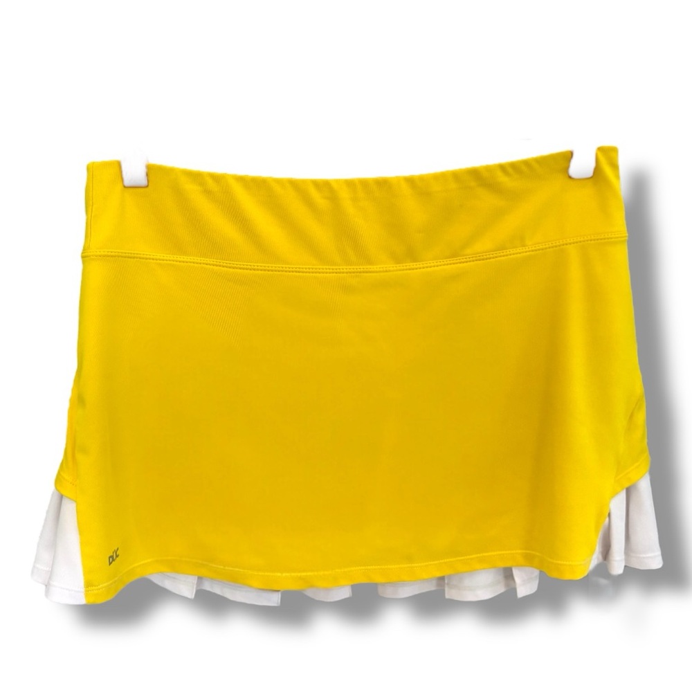 DUC Yellow Tennis Pickleball Golf Athletic Skort  Women’s Size Medium
